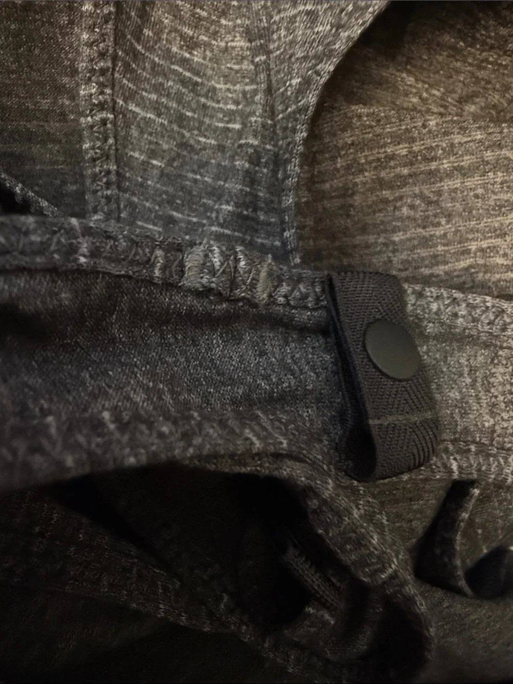 LULULEMON Charcoal Stripe Open-Side Tank